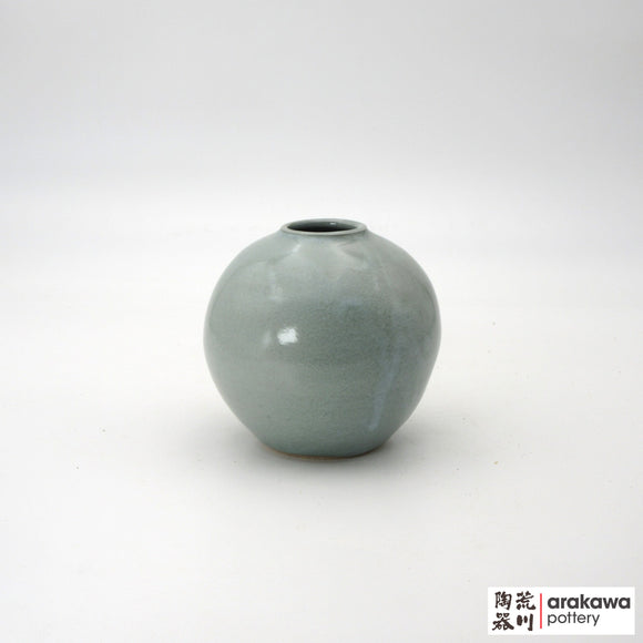 Handmade Ikebana Container Round Small Vase 5ﾔ 1106-063 made by Thomas Arakawa and Kathy Lee-Arakawa at Arakawa Pottery