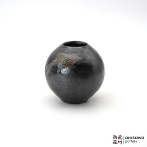 Handmade Ikebana Container Round Small Vase 4ﾔ 1106-064 made by Thomas Arakawa and Kathy Lee-Arakawa at Arakawa Pottery