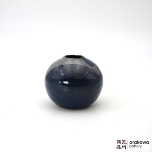 Handmade Ikebana Container Round Small Vase 4ﾔ 1106-067 made by Thomas Arakawa and Kathy Lee-Arakawa at Arakawa Pottery