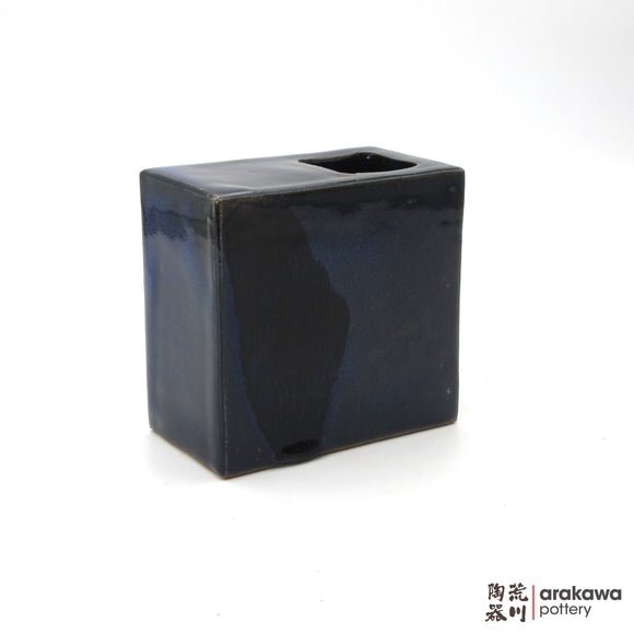 Handmade Ikebana Container 5ﾔ Square Vase 1125-026 made by Thomas Arakawa and Kathy Lee-Arakawa at Arakawa Pottery