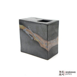 Handmade Ikebana Container 5ﾔ Square Vase 1125-033 made by Thomas Arakawa and Kathy Lee-Arakawa at Arakawa Pottery