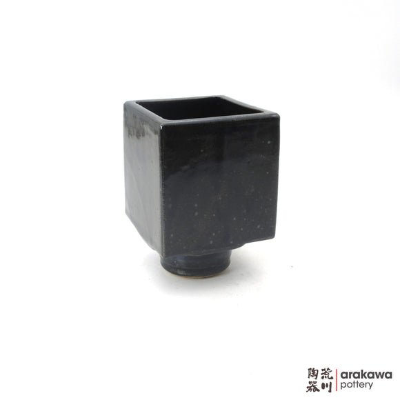 Handmade Ikebana Container 4'' cube comport 1206-061 made by Thomas Arakawa and Kathy Lee-Arakawa at Arakawa Pottery