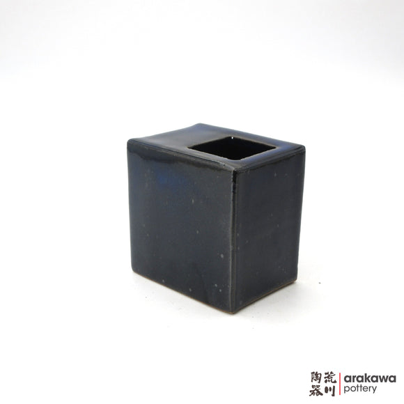 Handmade Ikebana Container 4” Square Vase 1206-065 made by Thomas Arakawa and Kathy Lee-Arakawa at Arakawa Pottery