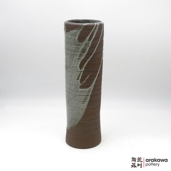 Handmade Ikebana Container - 13” Cylinder  - 1208-008 made by Thomas Arakawa and Kathy Lee-Arakawa at Arakawa Pottery