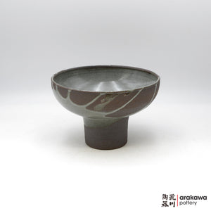 Handmade Ikebana Container - Fusako Jr. Bowl Comport - 1208-018 made by Thomas Arakawa and Kathy Lee-Arakawa at Arakawa Pottery