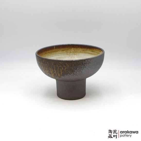 Handmade Ikebana Container - Fusako Jr. Bowl Comport - 1208-019 made by Thomas Arakawa and Kathy Lee-Arakawa at Arakawa Pottery