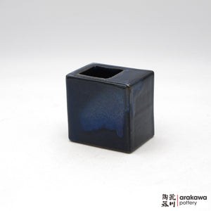 Handmade Ikebana Container - 4” Square Vase - 1208-101 made by Thomas Arakawa and Kathy Lee-Arakawa at Arakawa Pottery