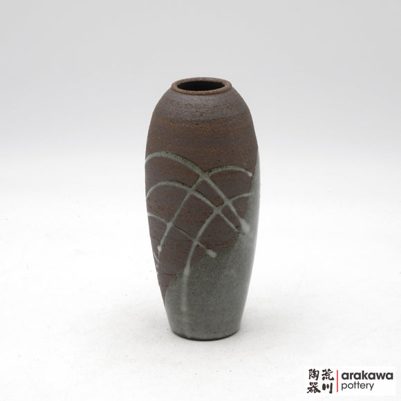 Handmade Ikebana Container - Small Vase (Skinny) - 1208-125 made by Thomas Arakawa and Kathy Lee-Arakawa at Arakawa Pottery