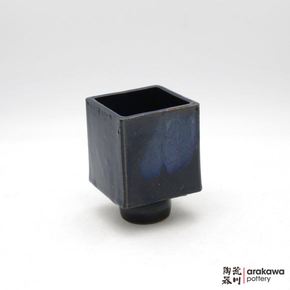 Handmade Ikebana Container - 4” Cube Compote - 1208-242 made by Thomas Arakawa and Kathy Lee-Arakawa at Arakawa Pottery
