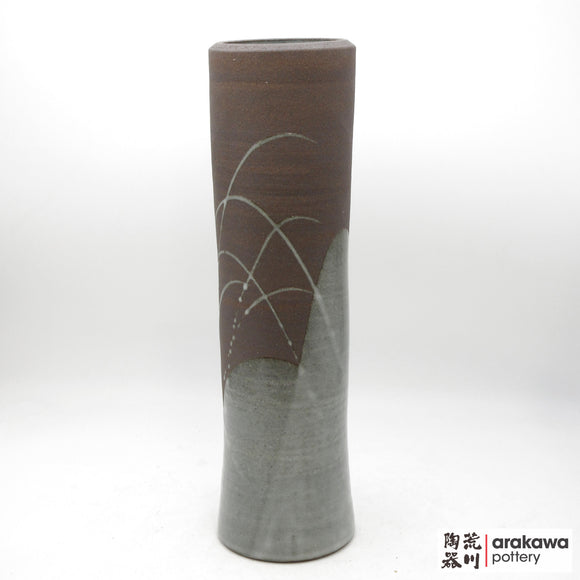 Handmade Ikebana Container 18” Cylinder 1228-008 made by Thomas Arakawa and Kathy Lee-Arakawa at Arakawa Pottery