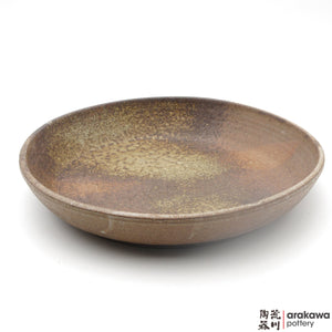 Handmade Ceramic Dinnerware: Pasta Bowl Serving (L), Wood Ash Glaze - 1224 - 035 made by Thomas Arakawa and Kathy Lee-Arakawa at Arakawa Pottery