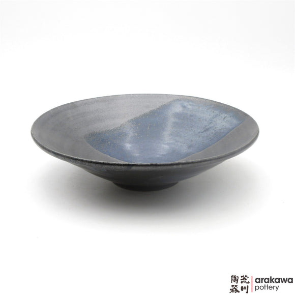 Handmade Ceramic Dinnerware: Ido Bowl (L), Black & Blue Glaze - 1224 - 043 made by Thomas Arakawa and Kathy Lee-Arakawa at Arakawa Pottery