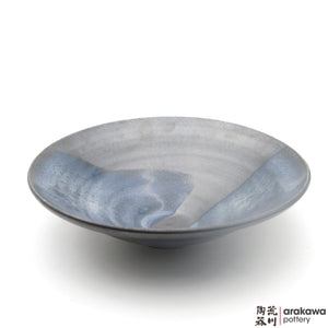 Handmade Ceramic Dinnerware: Ido Bowl (L), Black & Blue Glaze - 1224 - 047 made by Thomas Arakawa and Kathy Lee-Arakawa at Arakawa Pottery