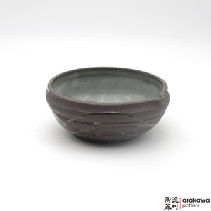 Handmade Ceramic Dinnerware: Katakuchi Bowl, Clear Swish Glaze - 1224 - 082 made by Thomas Arakawa and Kathy Lee-Arakawa at Arakawa Pottery