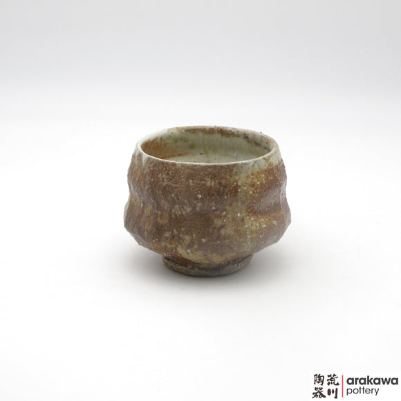 Handmade Ceramic Dinnerware: Tea Bowl, Wood Fire glaze - 1224 - 089 made by Thomas Arakawa and Kathy Lee-Arakawa at Arakawa Pottery