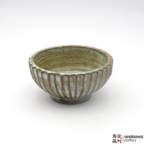 Handmade Ceramic Dinnerware: Fluted Bowl (S), Chun Glaze - 1224 - 099 made by Thomas Arakawa and Kathy Lee-Arakawa at Arakawa Pottery