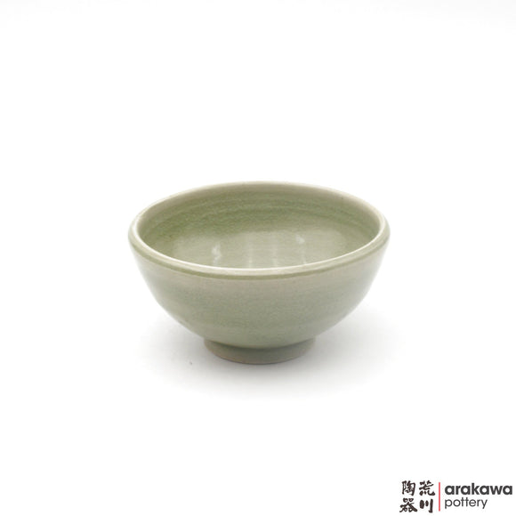 Handmade Ceramic Dinnerware: Rice Bowl , Celadon Glaze - 1224 - 107 made by Thomas Arakawa and Kathy Lee-Arakawa at Arakawa Pottery