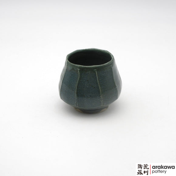 Handmade Ceramic Dinnerware: Tulip Cup, Oribe Glaze - 1224 - 130 made by Thomas Arakawa and Kathy Lee-Arakawa at Arakawa Pottery