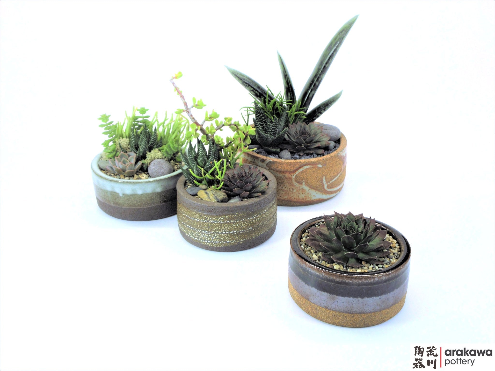 Handmade bonsai pot, 13 cm, Maker: Kakuzan
