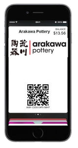 Arakawa Pottery Gift Card from $10 to $1000